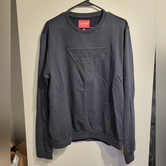 GUESS Black Sweatshirt, Size XL - Picture 2 of 5